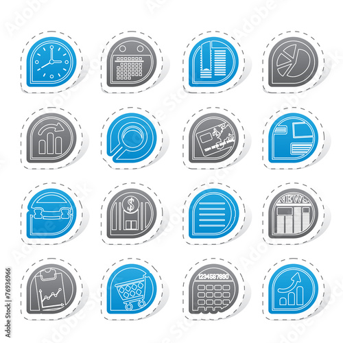 Business and Office  Internet Icons - Vector Icon Set