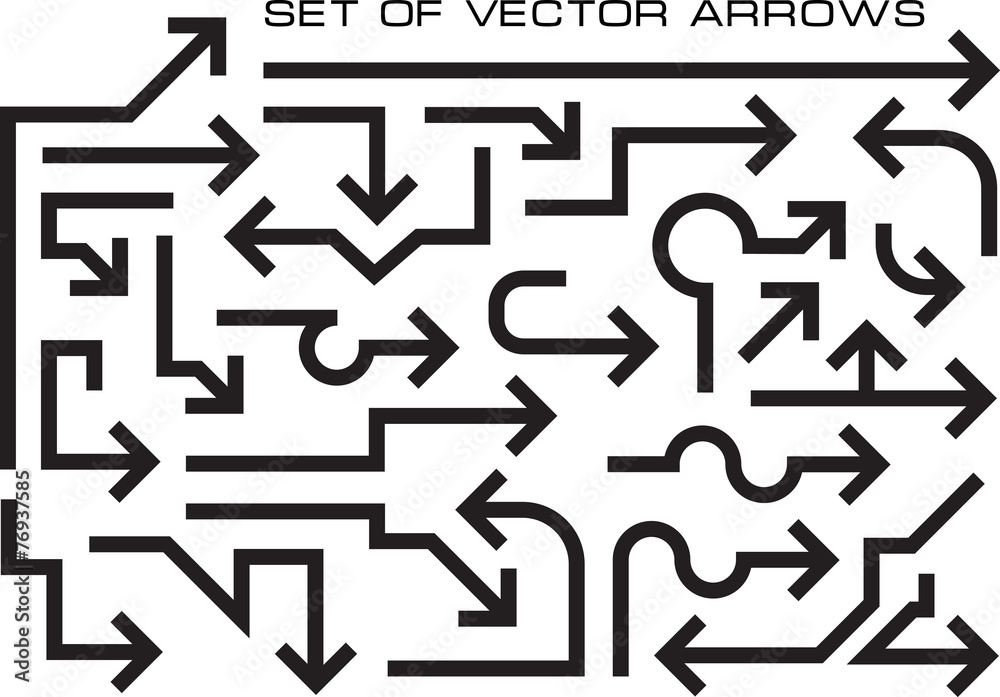 Big set of vector arrows Big set of vector arrows