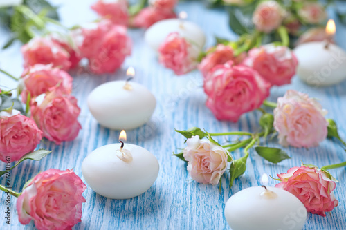 Pink roses bouquet