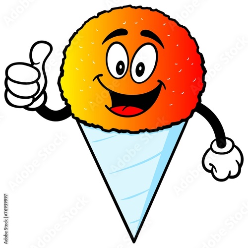 Snow Cone with Thumbs Up