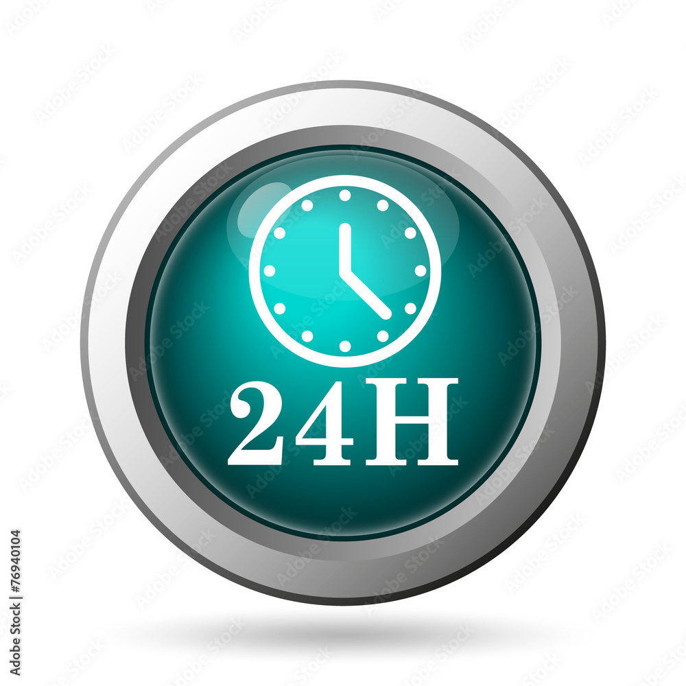 24H clock icon