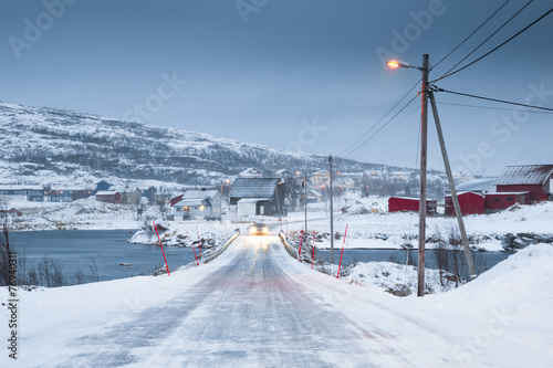Norway in winter - trip to the island Kvaloya (Tromso) © NICOLA