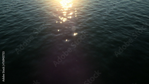 Aerial overwater Ocean view 