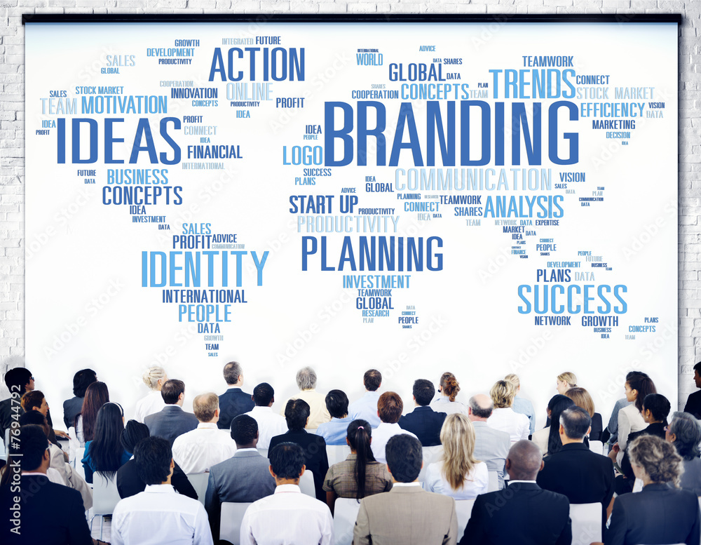 Branding World Global Marketing Identity Individuality Concept Branding World Global Marketing Identity Individuality Concept