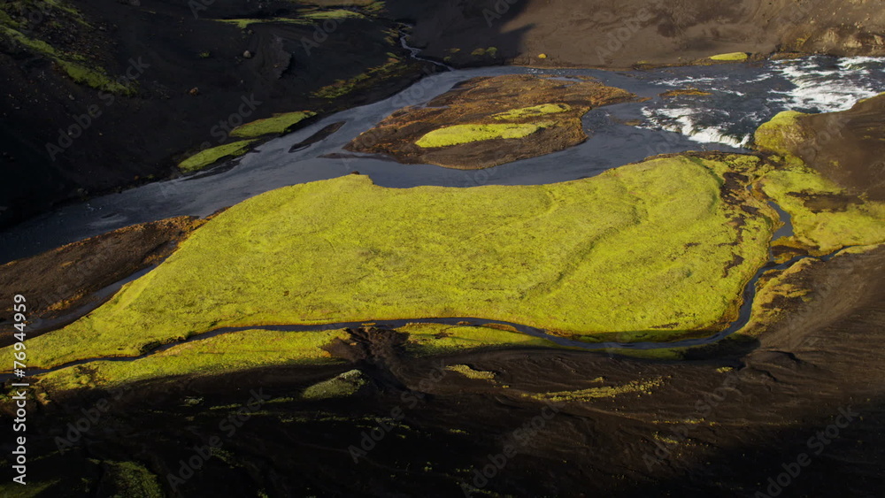 Aerial Nature Wilderness Mountain Glacial Meltwater Wildlife Iceland Aerial Nature Wilderness Mountain Glacial Meltwater Wildlife Iceland