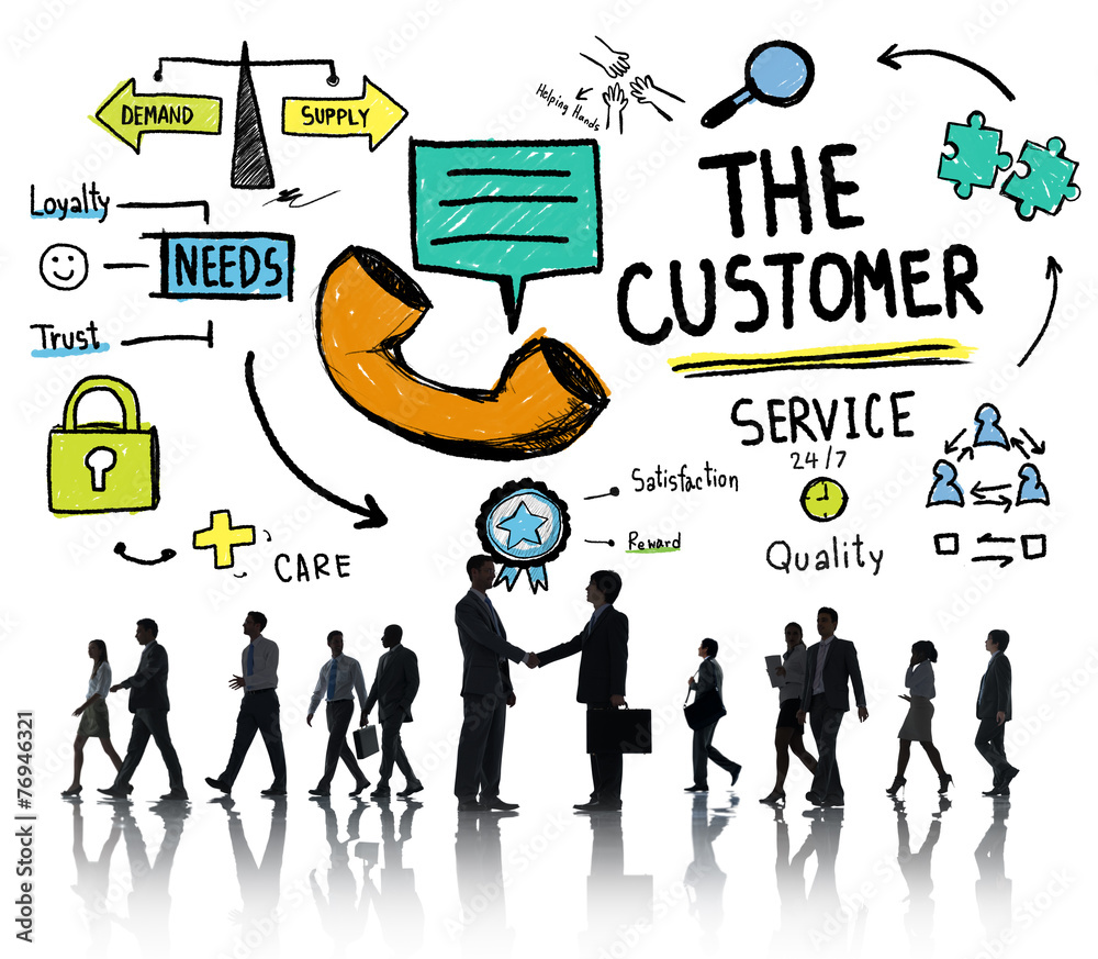 The Customer Service Target Market Support Assistance Concept The Customer Service Target Market Support Assistance Concept