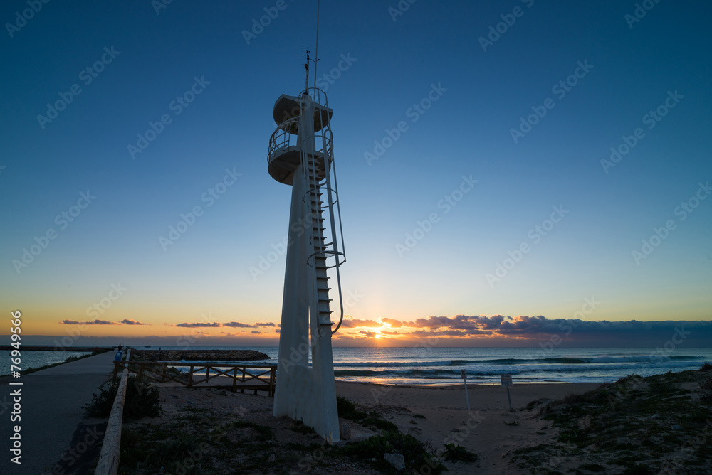 Fototapeta premium Lifeguard tower