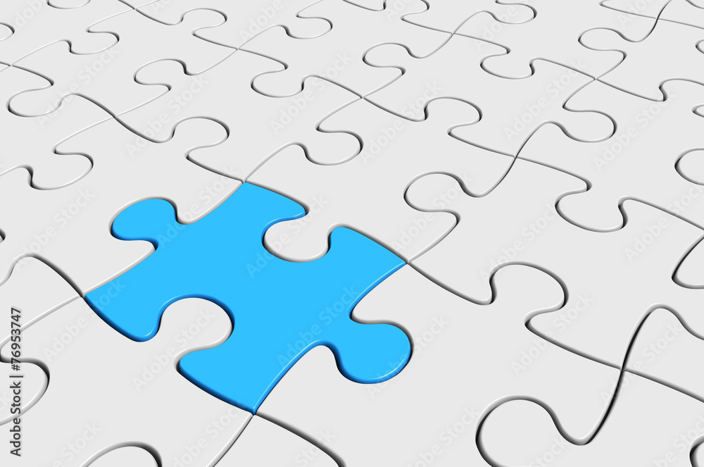 A different puzzle piece, standing out from the crowd A different puzzle piece, standing out from the crowd