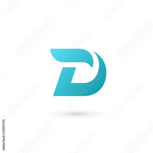 Free Download Letter D logo icon design template elements - GFXLoad