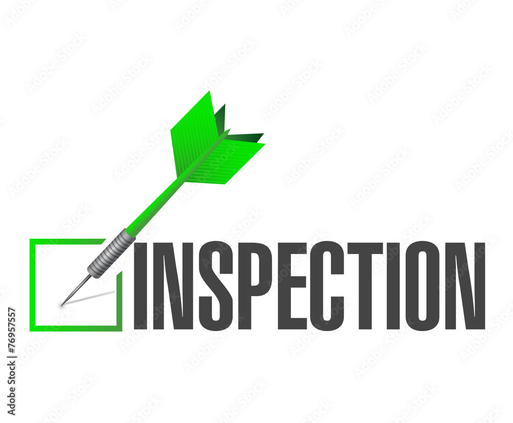 inspection approval check dart illustration design inspection approval check dart illustration design