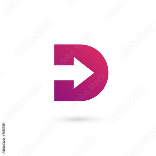 Free Download Letter D logo icon design template elements - GFXLoad