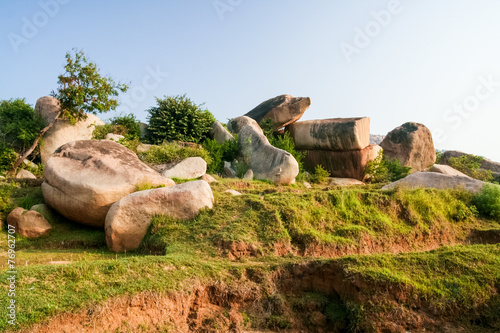 Big boulders in hampi
