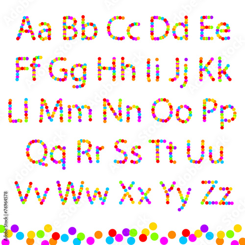 Font color of the circles