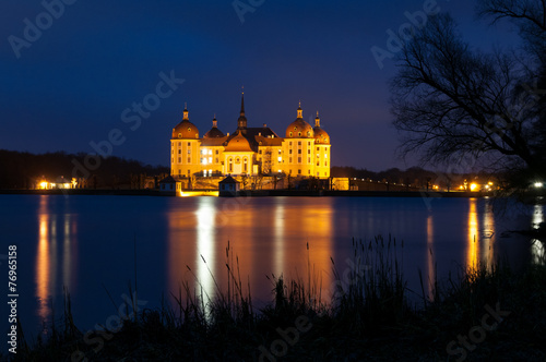 Schloss Moritzburg bei Nacht