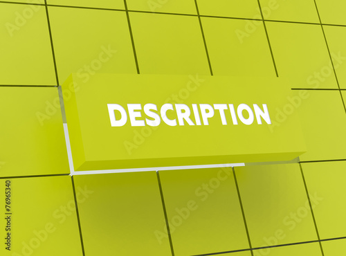 Concept DESCRIPTION