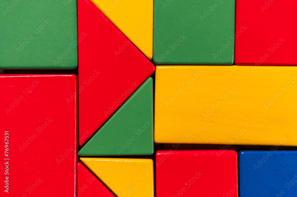 Colorful Toy Block Background Colorful Toy Block Background