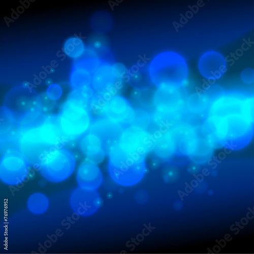 abstract blue bokeh background