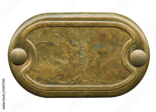 Bronze plaque