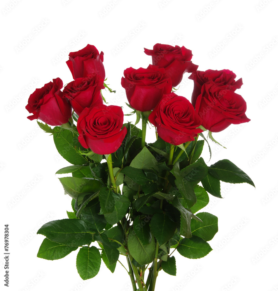 Fototapeta premium Red roses bouquet