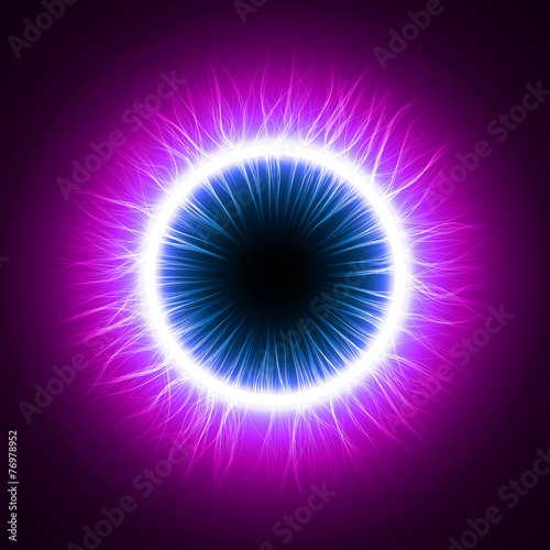 devil's eye (inner simple,outer turbulenced lines version)