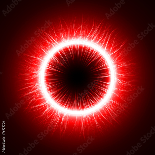 devil's eye (inner simple,outer turbulenced lines version)