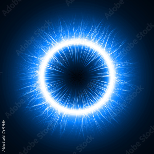 devil's eye (inner simple,outer turbulenced lines version)