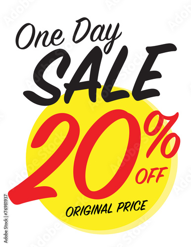 Sale sign