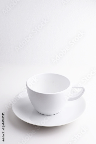 coffee cup on white background