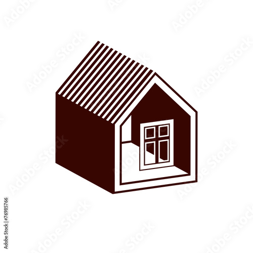Property developer conceptual business icon. Building modeling a