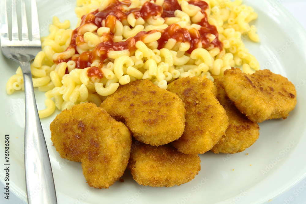 nuggets et coquillettes 