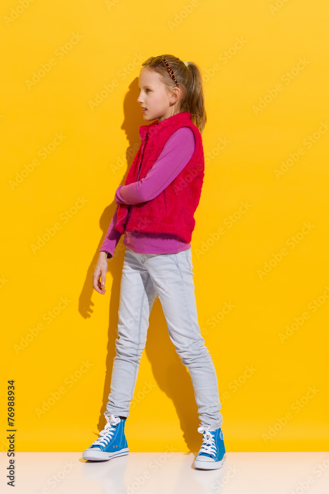 Little girl posing