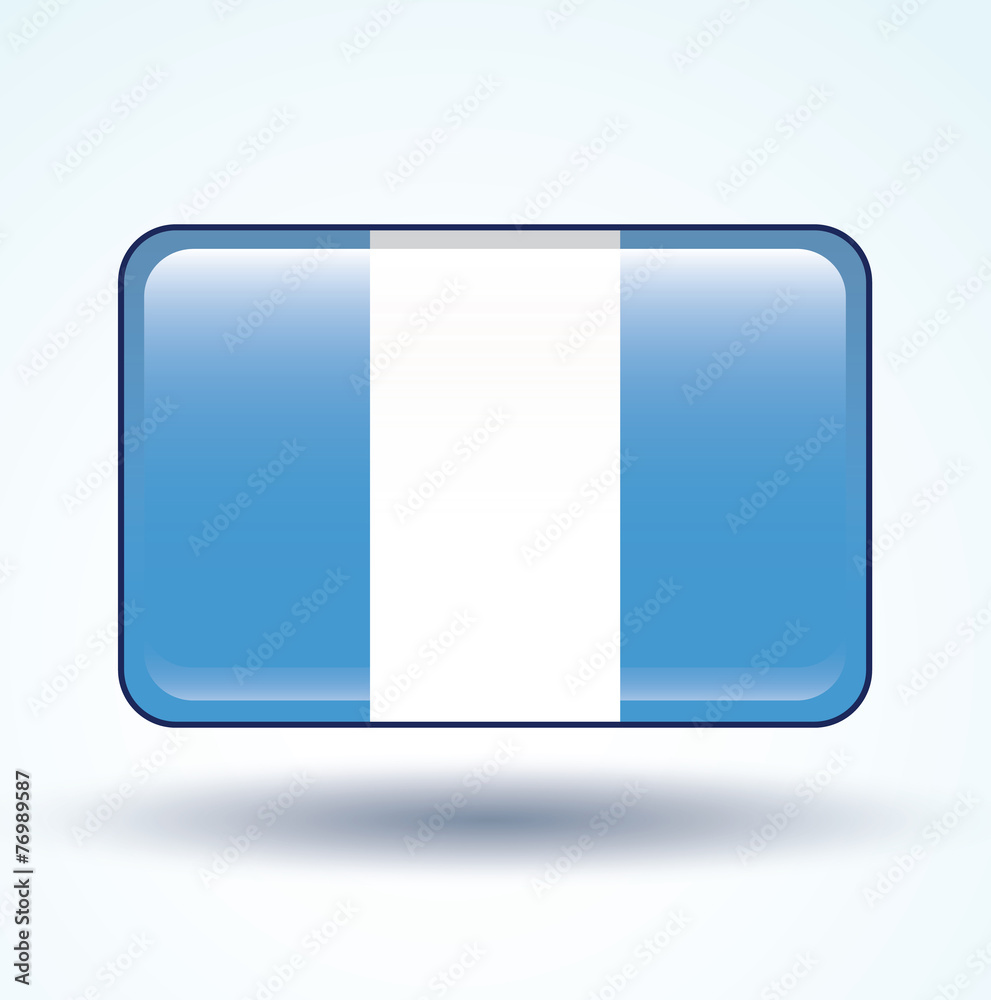 Flag of Guatemala, vector illustration Flag of Guatemala, vector illustration