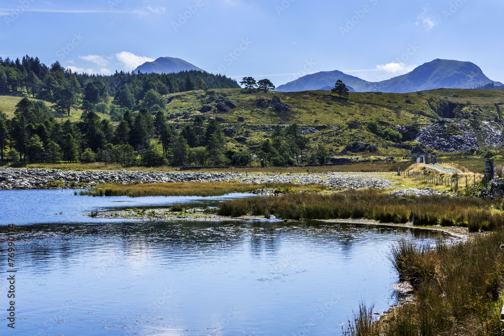 Obraz premium snowdonia national park gwynedd north wales