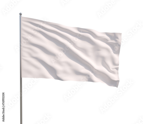 Waving white flag photo