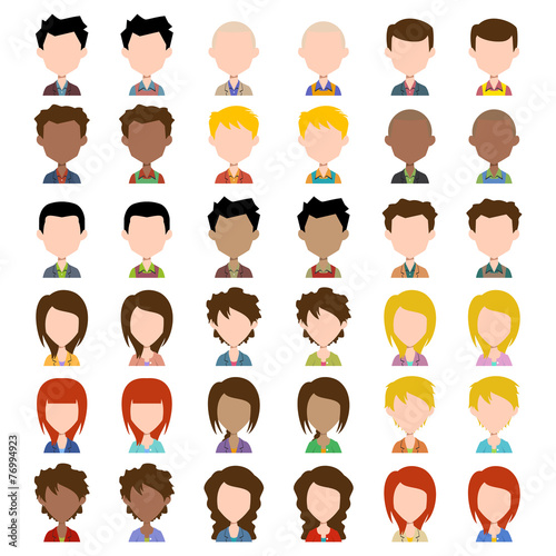 People avatar, blazer and sweater