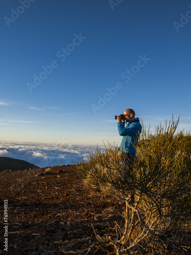 Man taking a picture
