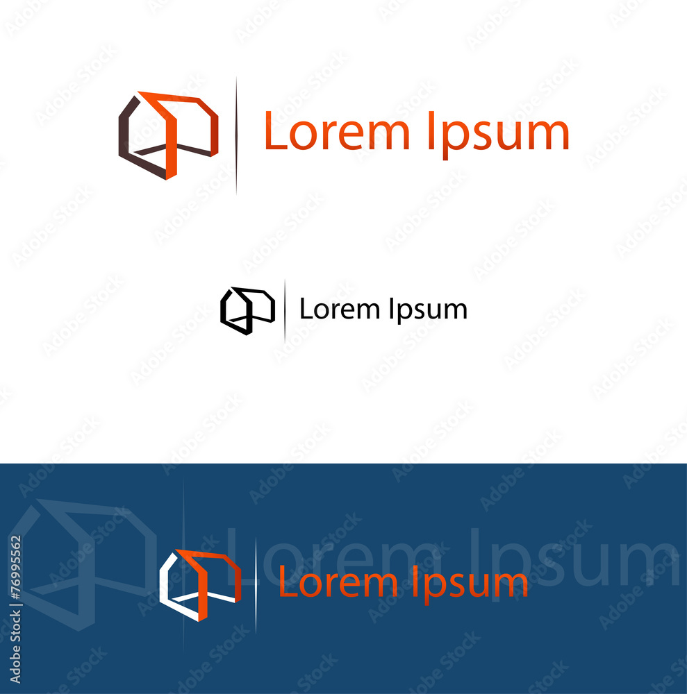 Icon for real estate, construction and insurance business Icon for real estate, construction and insurance business
