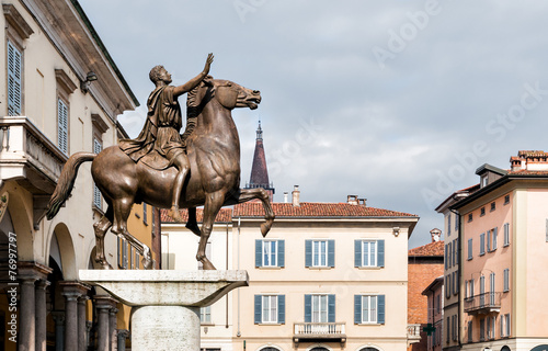 Regisole monument of Pavia, Italy photo