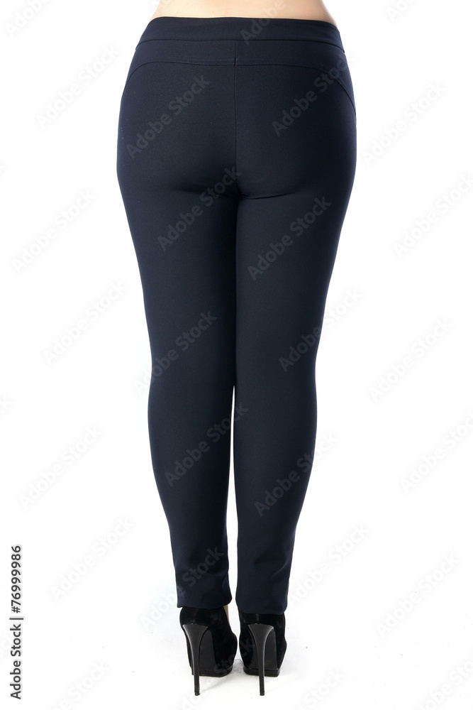 kind of pants on a woman on a white background kind of pants on a woman on a white background