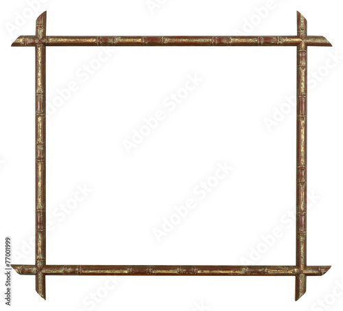 bamboo golden Picture frame