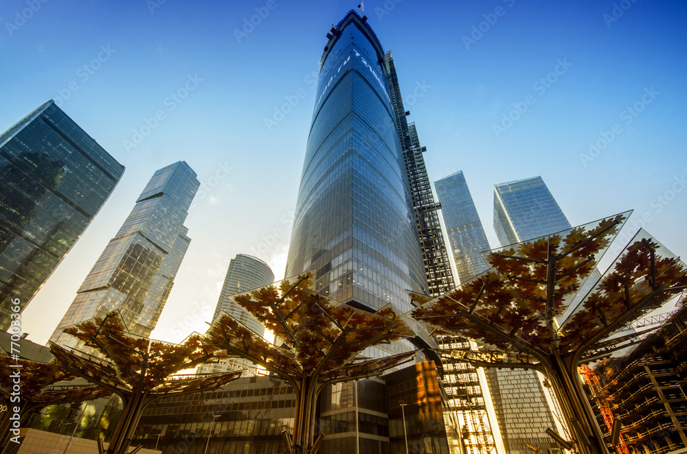 Obraz premium Business Center Moscow City
