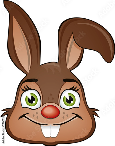 Osterhase mit Knick im Ohr