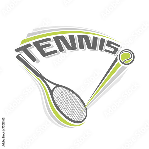 The image on the tennis theme