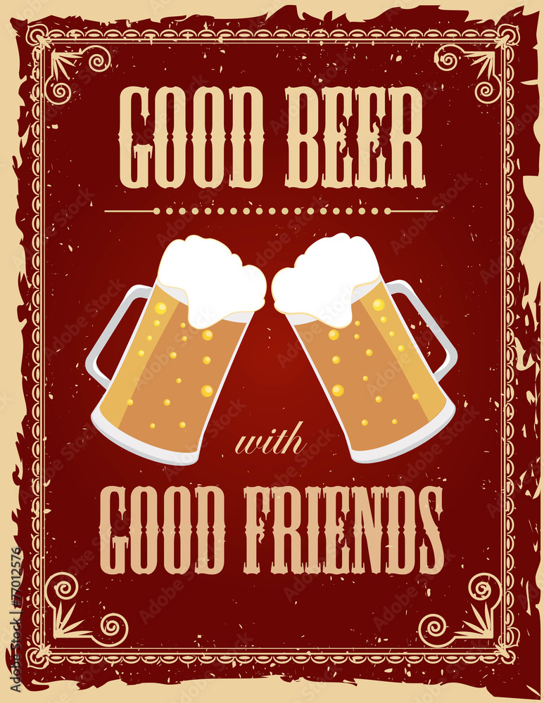 Plakat Plakat rocznika piwa