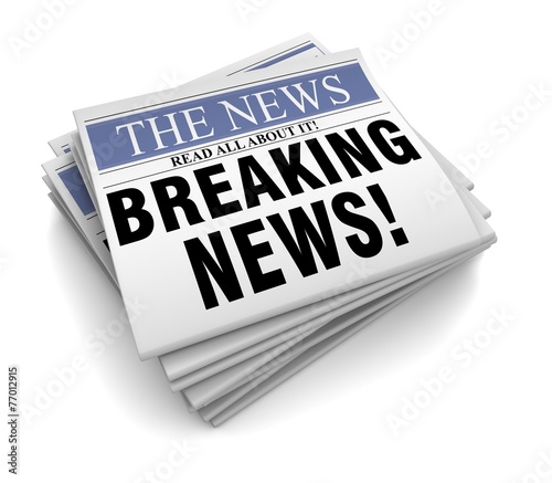 Принти на полотні The News