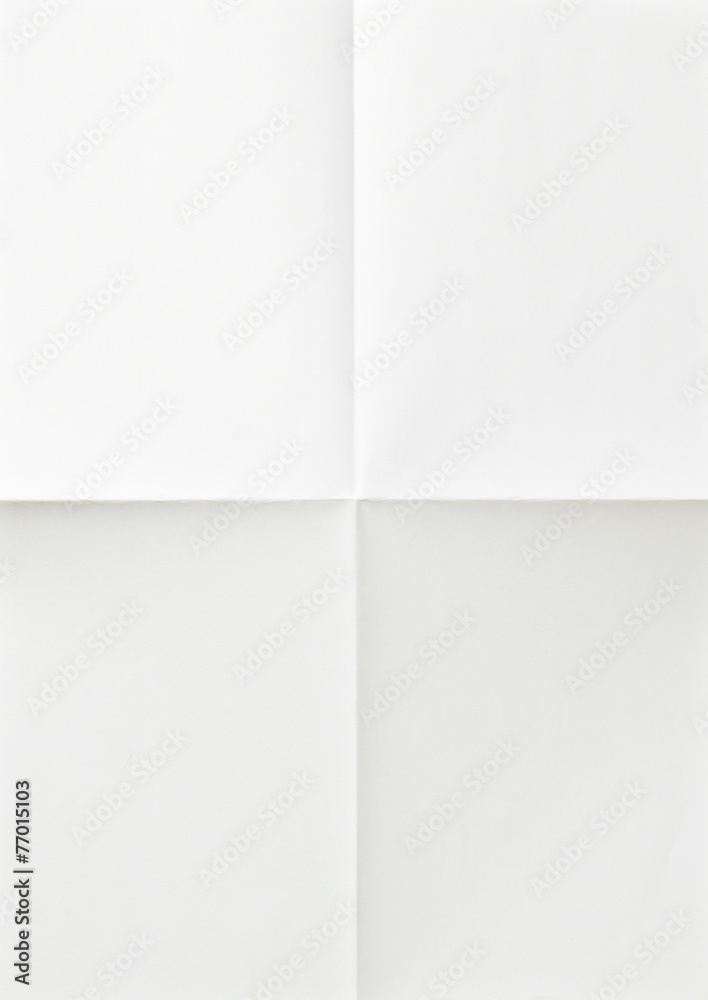 white sheet of paper folded in four white sheet of paper folded in four