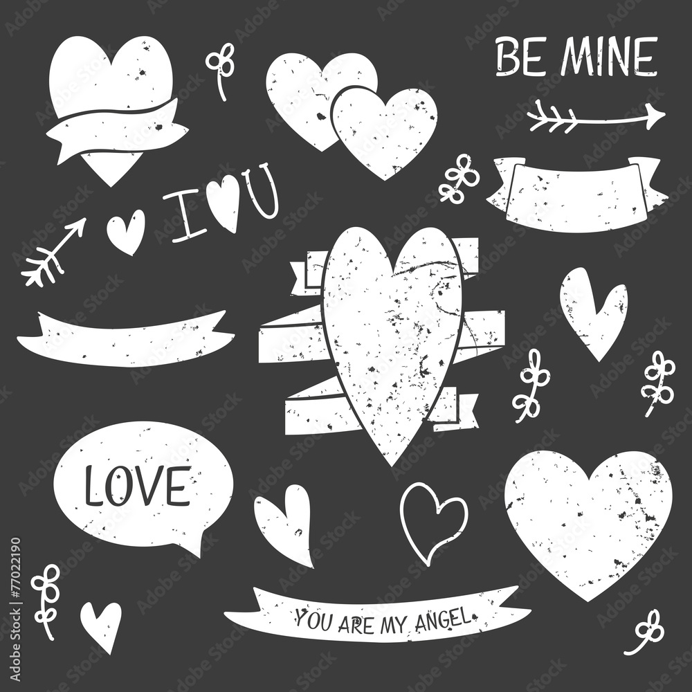 Fototapeta premium Valentine banners