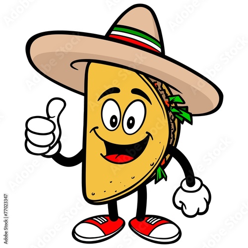 Taco with Thumbs Up