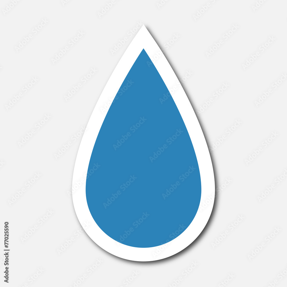 Logo goutte d'eau. Logo goutte d'eau.