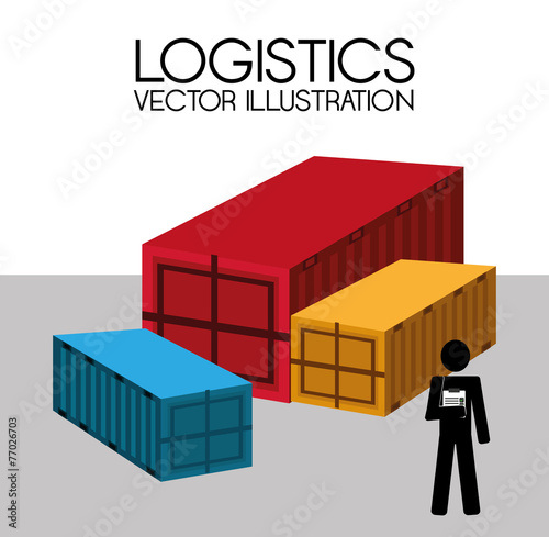 Delivery design, vector illustration.